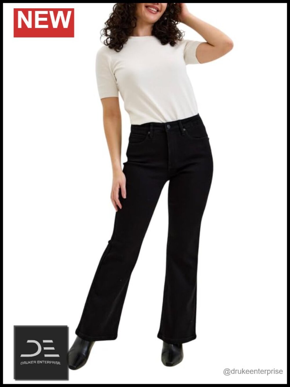 Judy Blue High Waist Bootcut Jeans Petite 29in Stretch Denim
